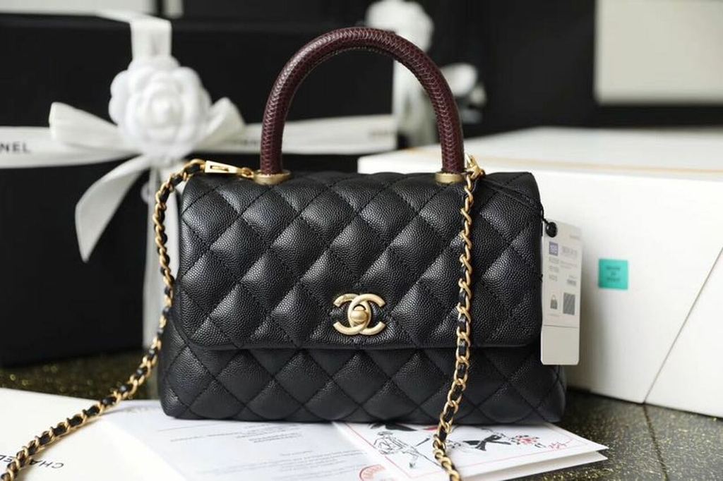 Túi xách Chanel Coco Handle Bag VIP chuẩn Auth  CN000152